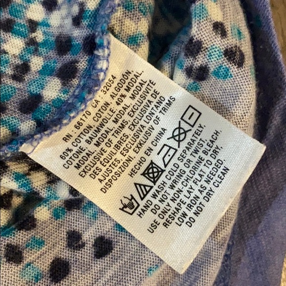 Anthropologie meadow rue mixed pattern boho top M - Picture 5 of 6